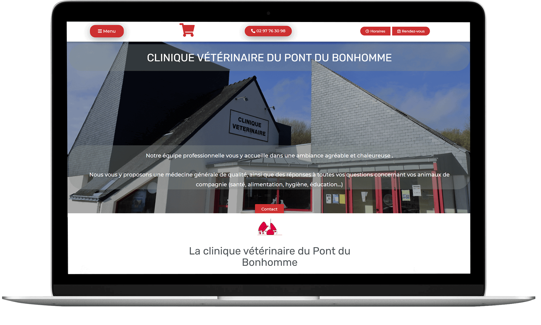 Présentation clinique pont du bonhomme site internet
